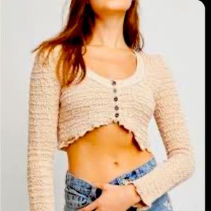 Free People Cropped Long Sleeve